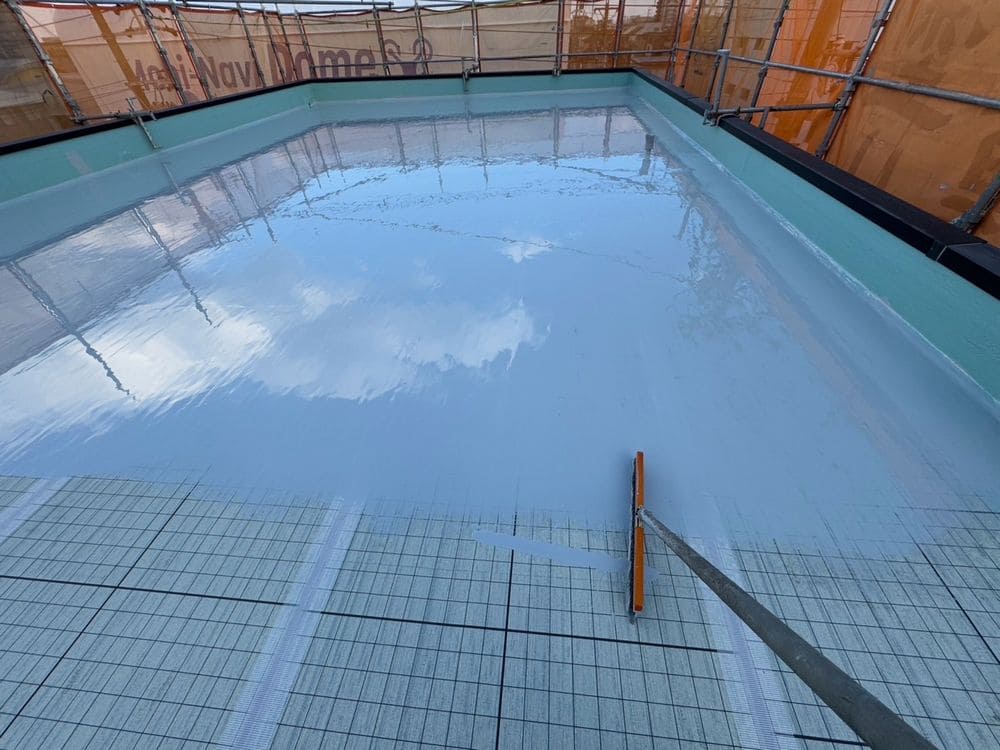奈良市の外壁塗装、防水工事をリペイント匠が施工した写真