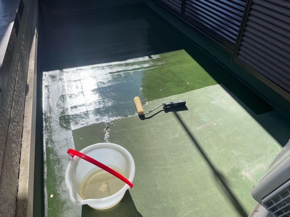 生駒市の防水工事をリペイント匠が施工した写真