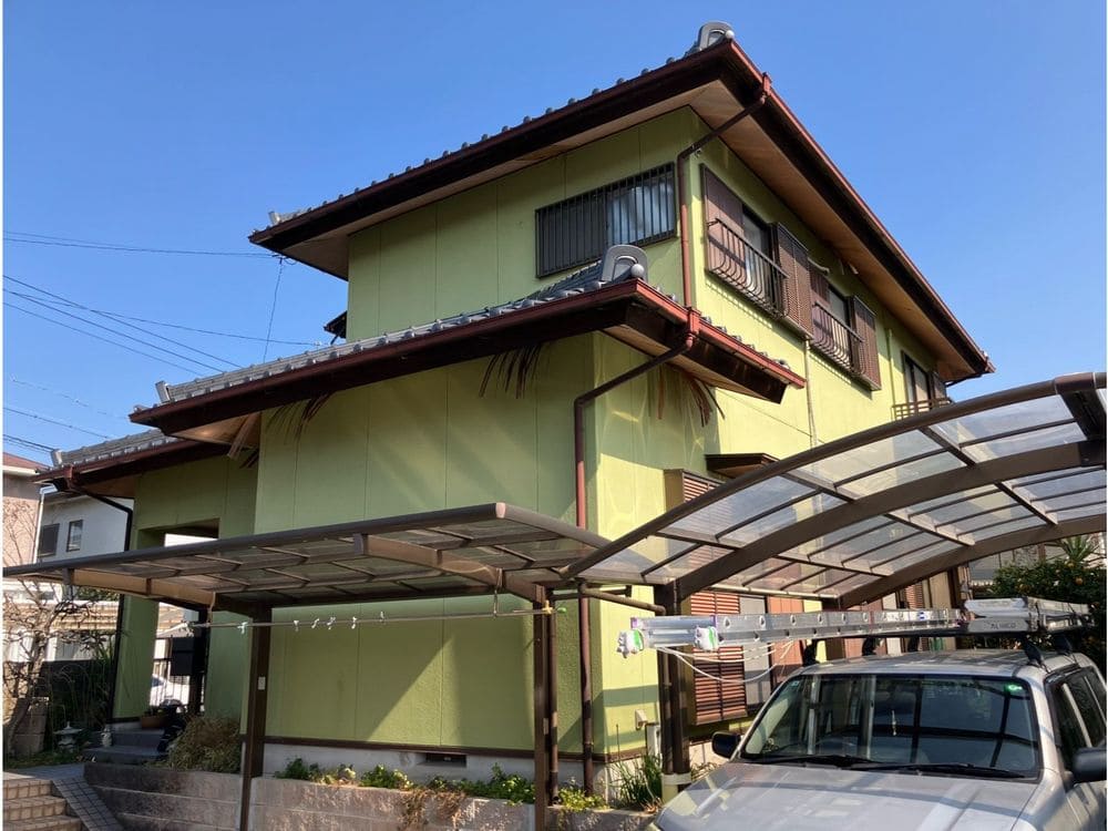 市川哲也様(奈良市)_20250305_20250305_005_施工前_外壁全体 奈良市の外壁塗装をリペイント匠が施工した写真