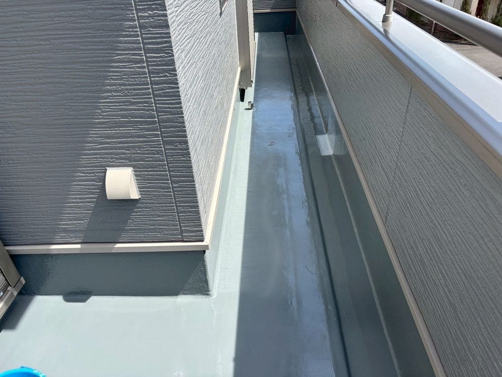 奈良市の防水工事をリペイント匠が施工した写真