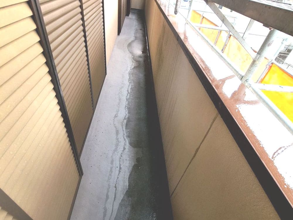 奈良市の防水工事をリペイント匠が施工した写真