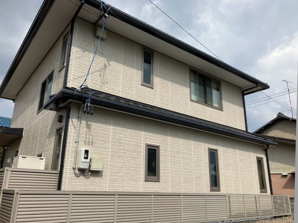 奈良市の外壁塗装をリペイント匠が施工した写真