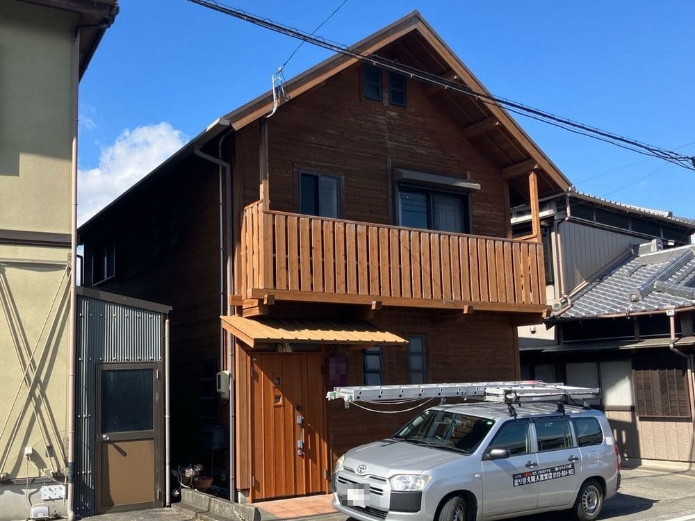 H様(橿原市)施工前_外壁2 橿原市の外壁塗装、屋根塗装をリペイント匠が施工した写真