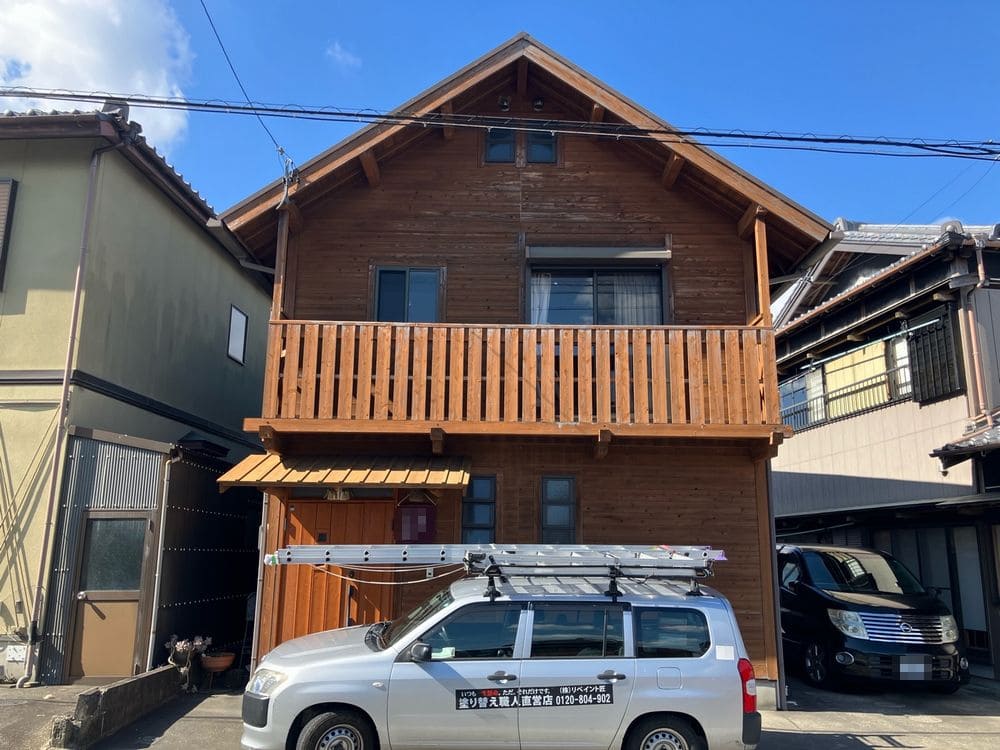H様(橿原市)施工前_外壁3 橿原市の外壁塗装、屋根塗装をリペイント匠が施工した写真