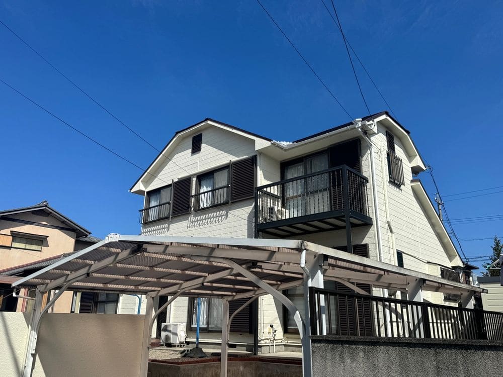 K様(奈良市)施工後_外壁全体 (4) 奈良市の外壁屋根塗装をした例 奈良市の外壁屋根塗装をリペイント匠が施工した写真