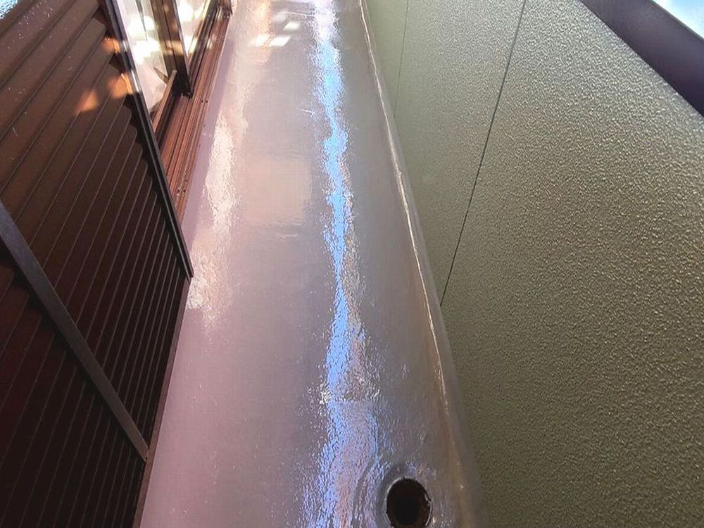 奈良市の防水工事をリペイント匠が施工した写真