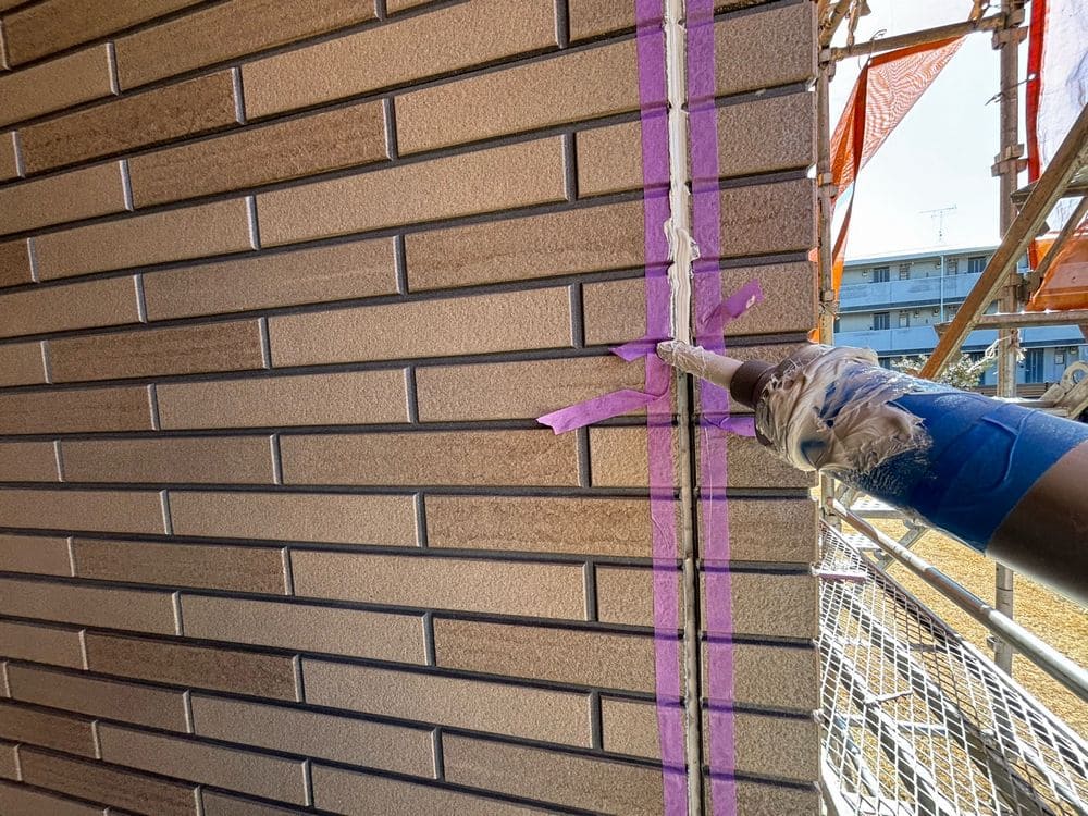 S様(生駒市野町中)シール 生駒市の外壁塗装、屋根塗装をリペイント匠が施工した写真
