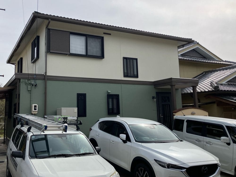 K様(橿原市希望が丘)_施工後_外壁全体 橿原市の外壁塗装、屋根塗装をリペイント匠が施工した写真