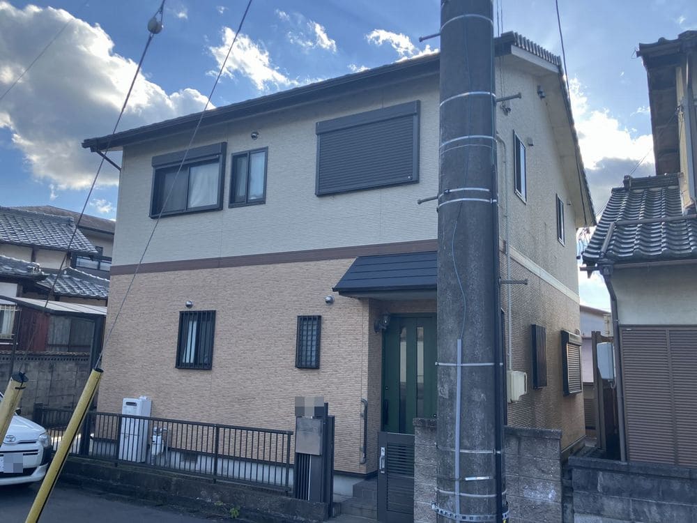 I様(橿原市)_施工前_外壁全体 (2) 橿原市の外壁塗装をリペイント匠が施工した写真