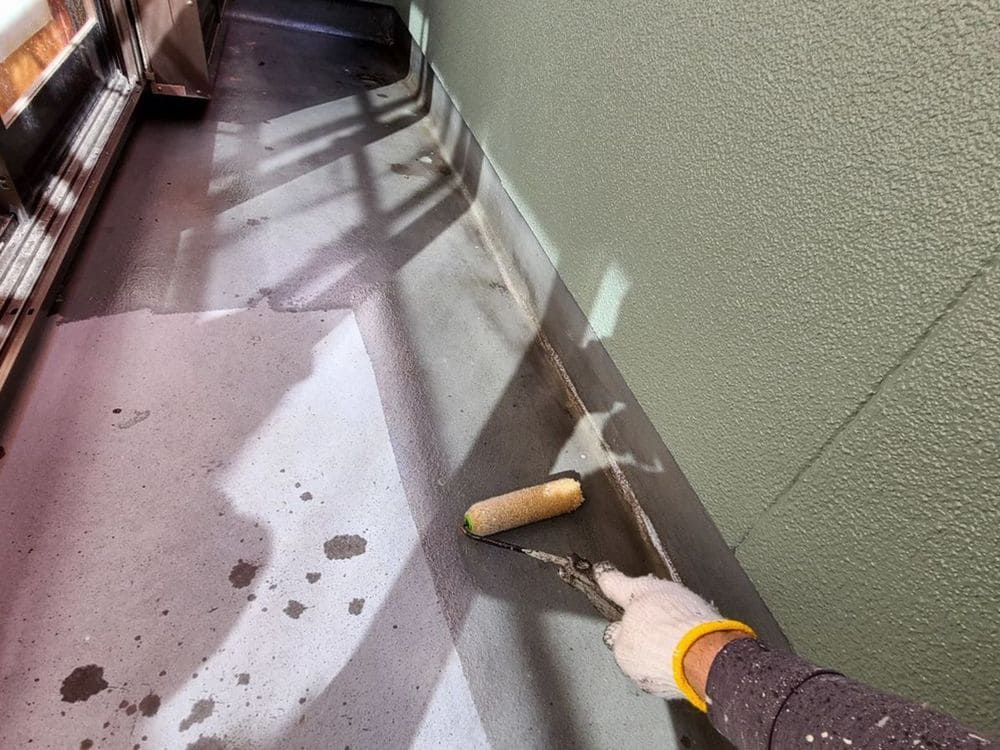 奈良市の防水工事をリペイント匠が施工した写真