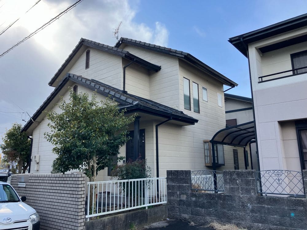 H様(奈良市)施工前_外壁 奈良市の外壁塗装をリペイント匠が施工した写真