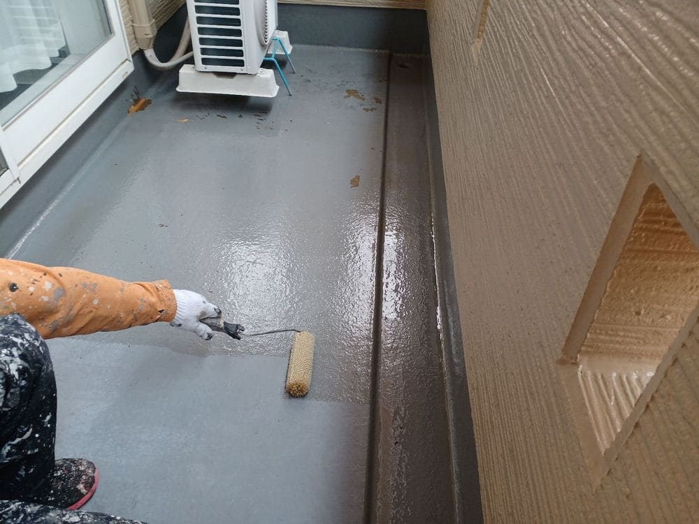 生駒市の防水工事をリペイント匠が施工した写真