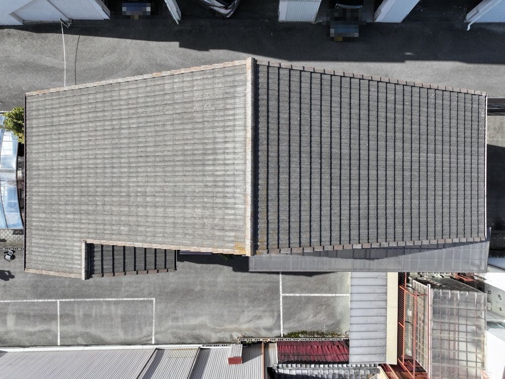 K様(生駒市)屋根_施工前 生駒市の外壁・屋根塗装をリペイント匠が施工した写真