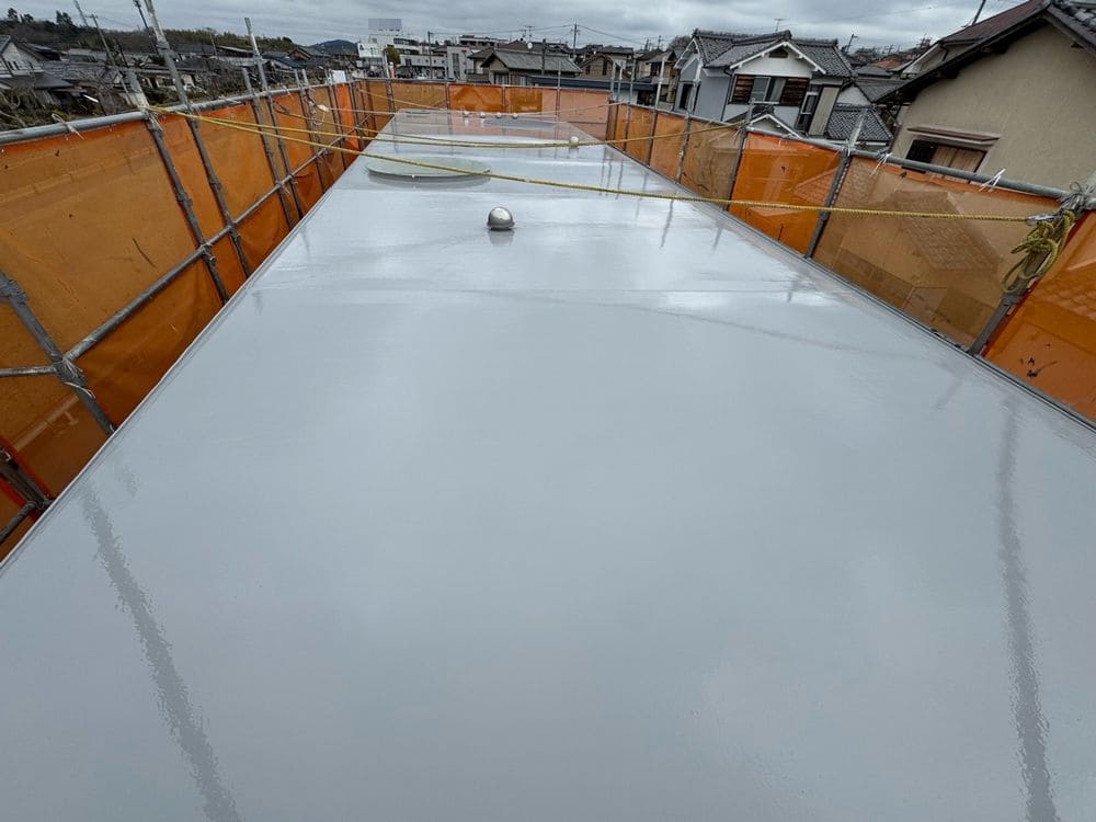 K様(橿原市桔梗が丘)_防水_防水(トップコート)_防水(施工後) (2) 橿原市の防水工事をリペイント匠が施工した写真