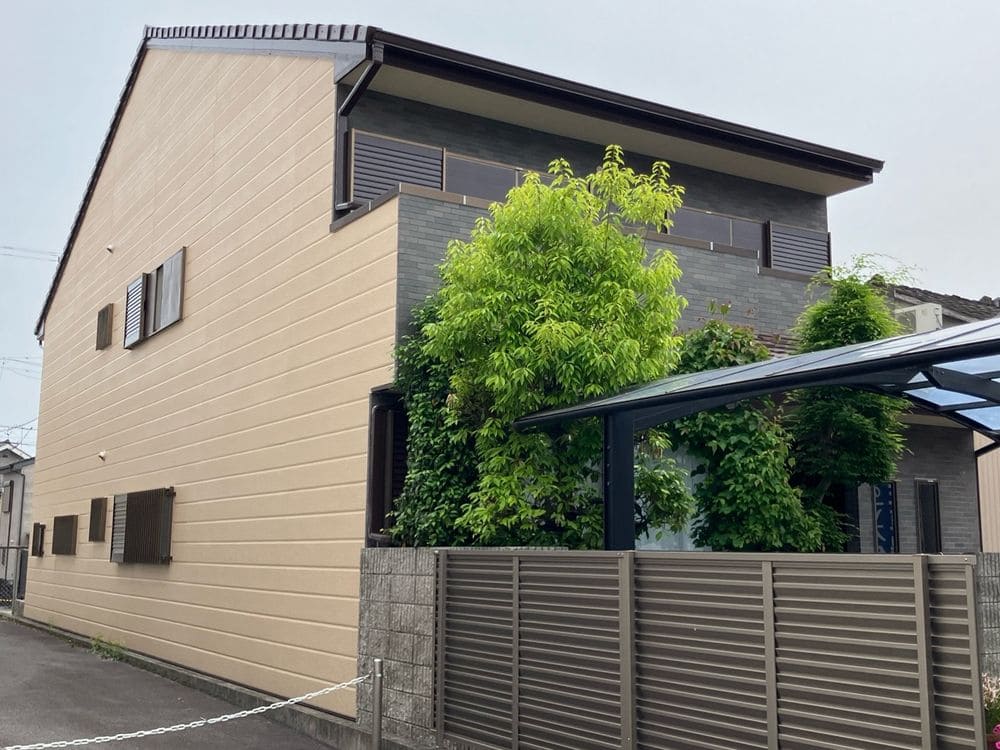 K様(生駒市)外壁_施工後2 生駒市の外壁・屋根塗装をリペイント匠が施工した写真