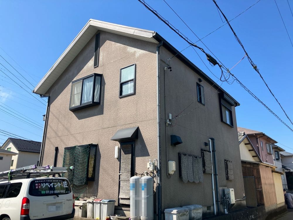 K様(生駒市)外壁_施工前2 生駒市の外壁塗装をリペイント匠が施工した写真