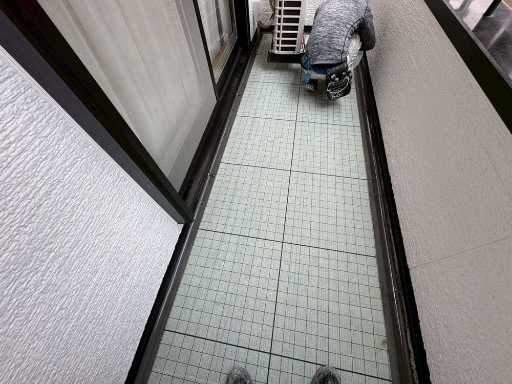 H様(生駒市)防水_通気緩衝シート張り 生駒市の防水工事をリペイント匠が施工した写真