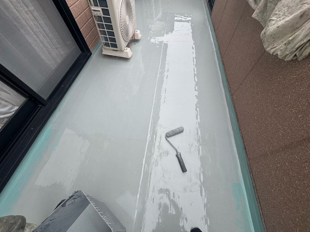 生駒市の防水工事をリペイント匠が施工した写真