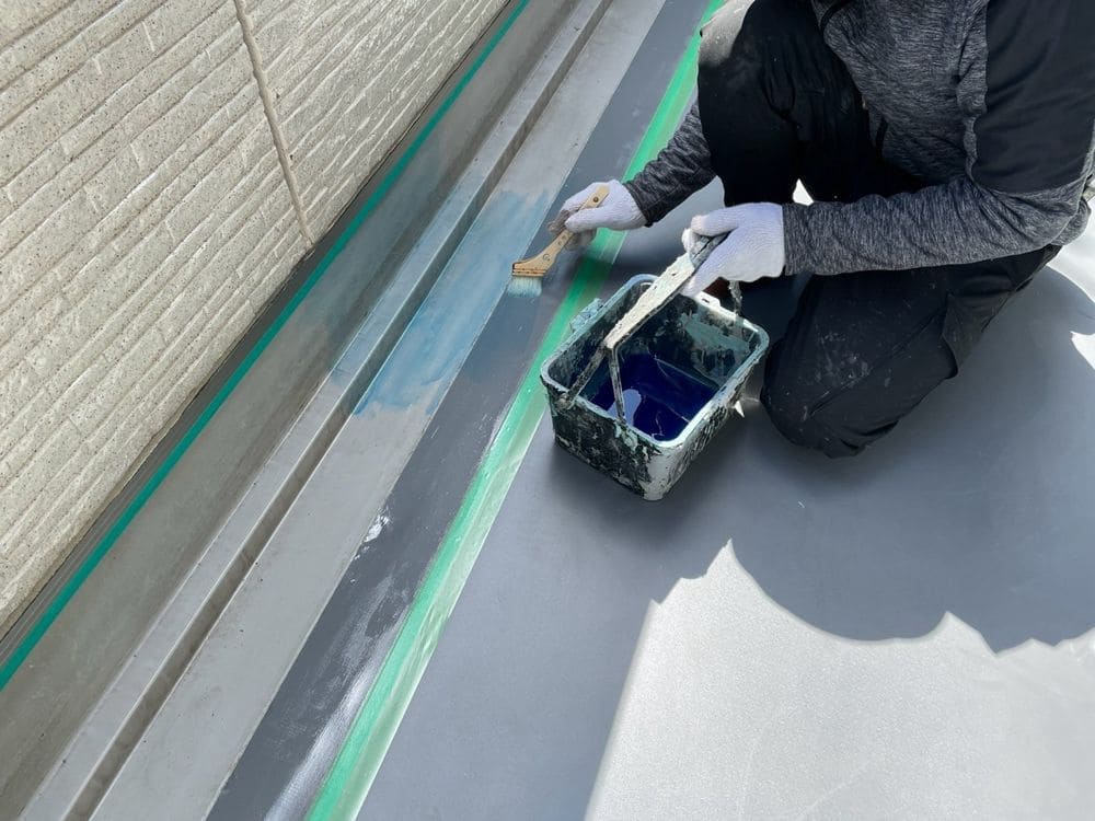 奈良市の防水工事をリペイント匠が施工した写真