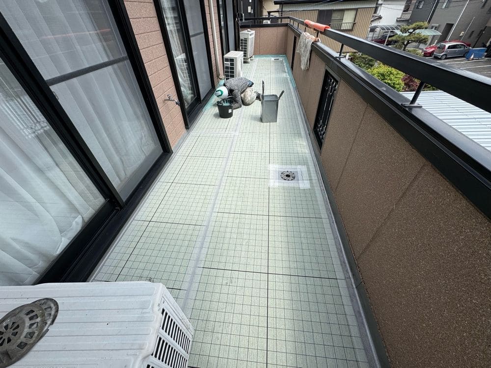 生駒市の防水工事をリペイント匠が施工した写真