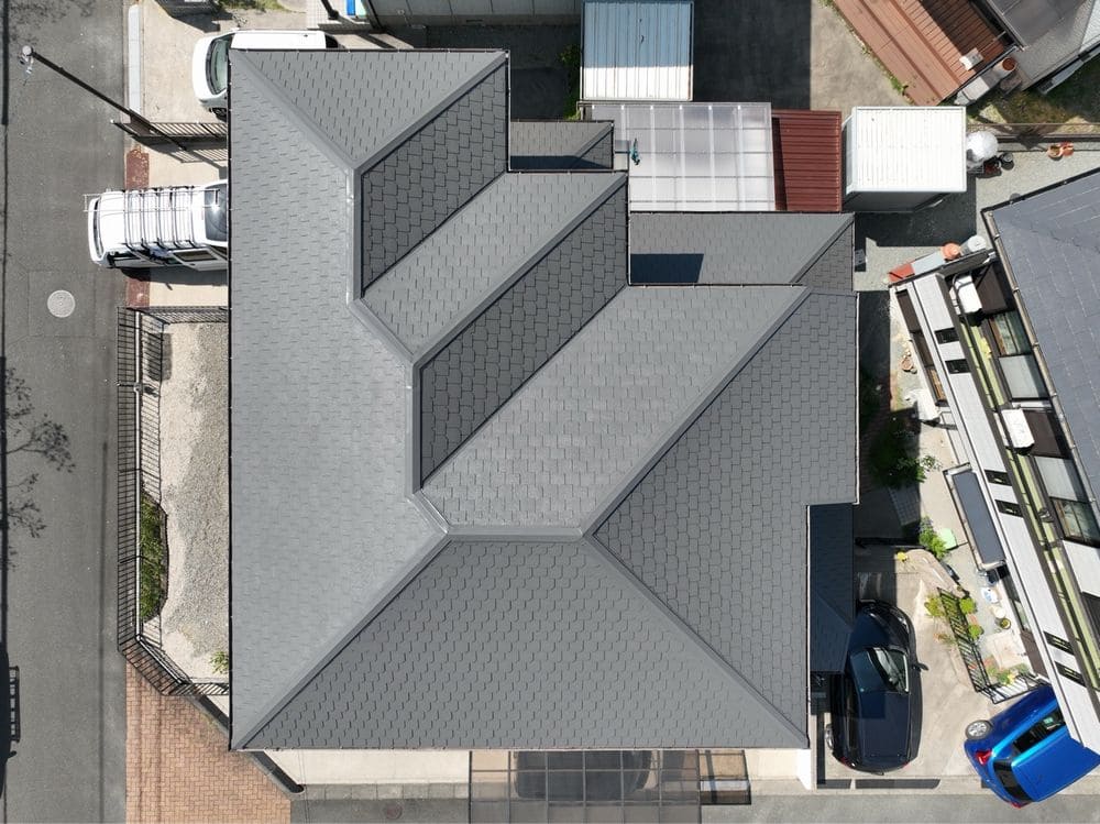 O様(津)屋根施工後 奈良市の外壁塗装、屋根塗装をリペイント匠が施工した写真