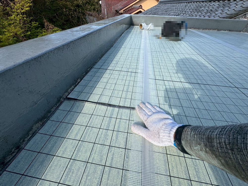 橿原市の防水工事をリペイント匠が施工した写真