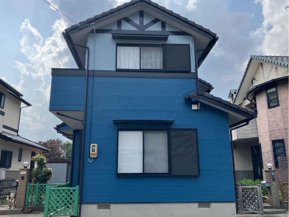 I様(奈良市藤方)_施工後_外壁全体 (2) 奈良市の外壁塗装をリペイント匠が施工した写真