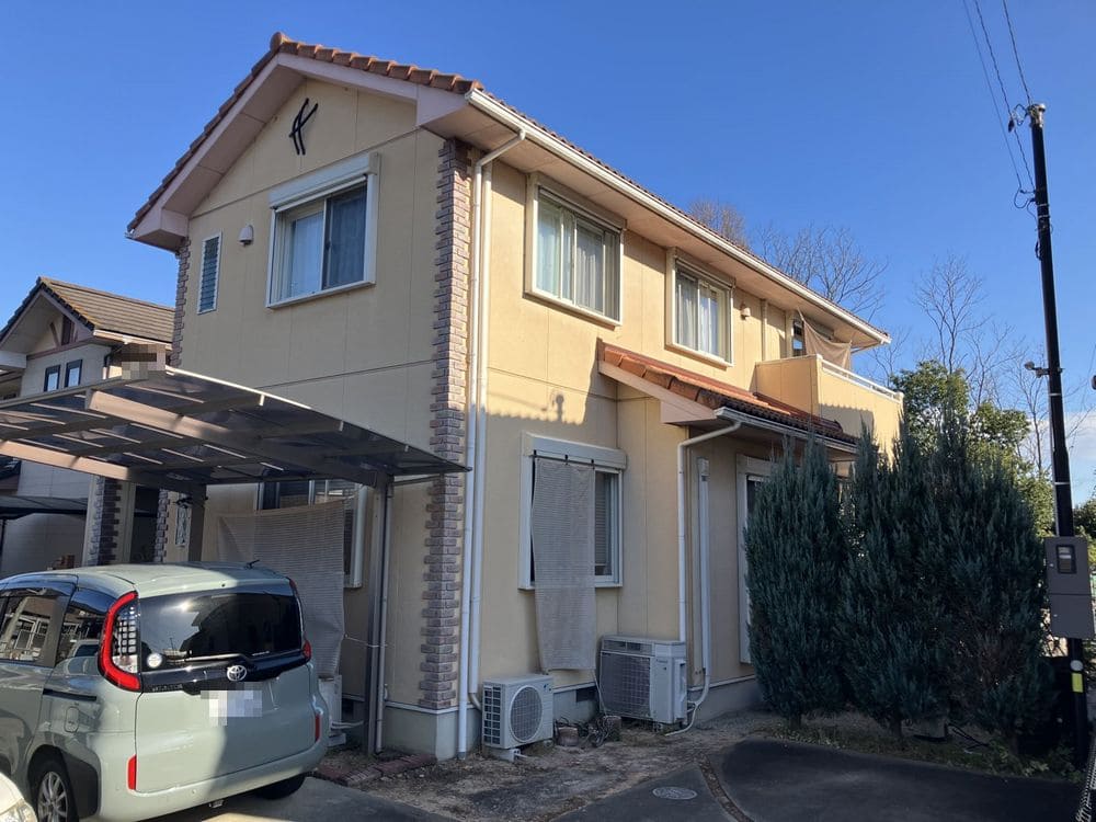 W様(奈良市)施工前_外壁3 奈良市の外壁塗装、屋根塗装をリペイント匠が施工した写真