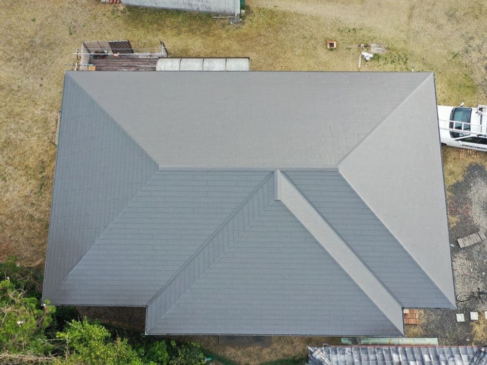 生駒市の屋根塗装をリペイント匠が施工した写