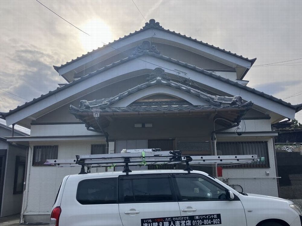 奈良市の外壁塗装をリペイント匠が施工した写真