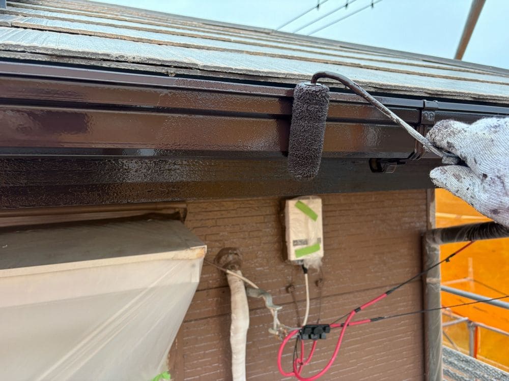 生駒市の外壁・屋根塗装をリペイント匠が施工した写真
