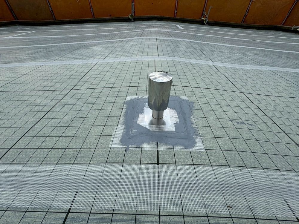 生駒市の防水工事をリペイント匠が施工した写真