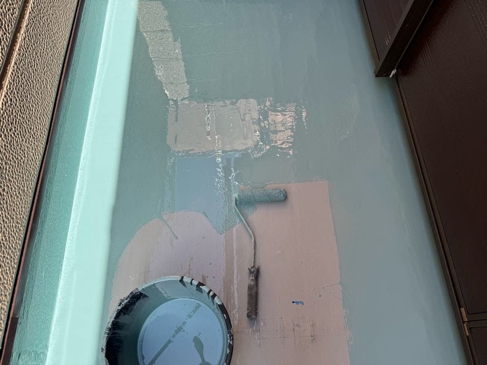 生駒市の防水工事をリペイント匠が施工した写真