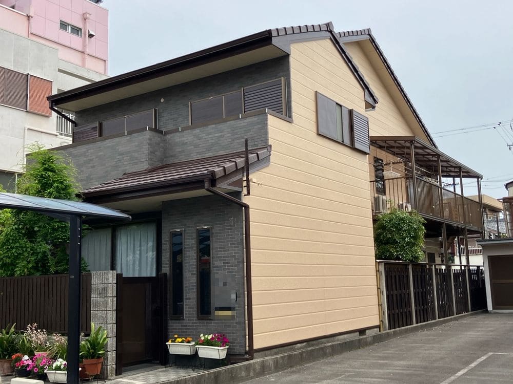 K様(生駒市)外壁_施工後1 生駒市の外壁・屋根塗装をリペイント匠が施工した写真