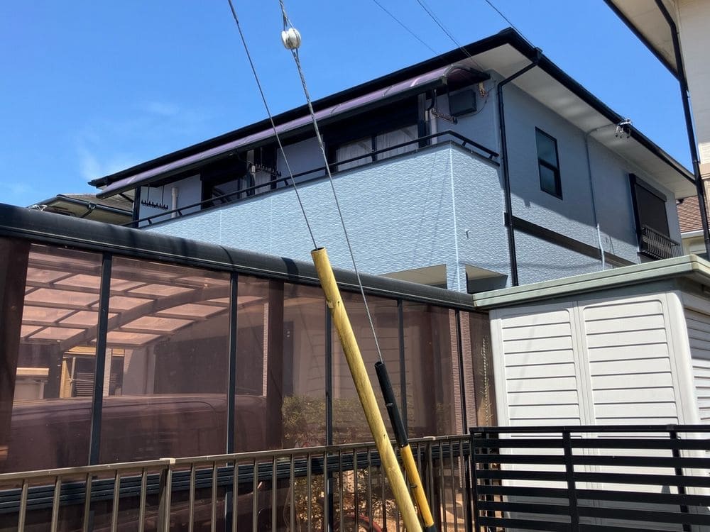生駒市の外壁塗装、屋根塗装をリペイント匠が施工した写真