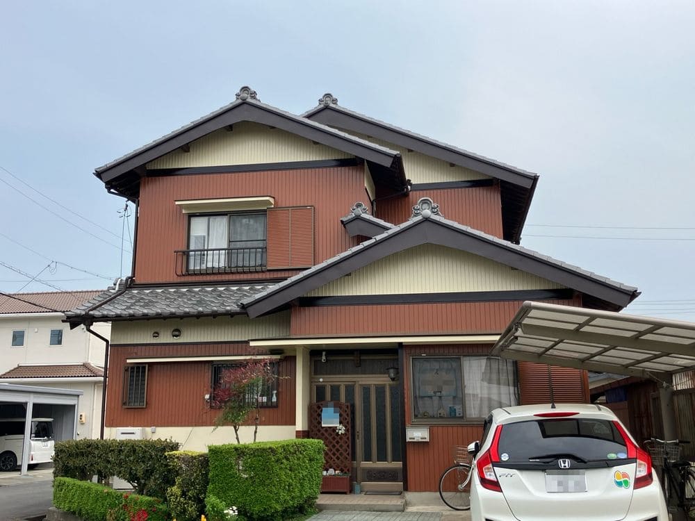 H様(生駒市)_施工後_外壁全体 (4) 生駒市の外壁塗装をリペイント匠が施工した写真