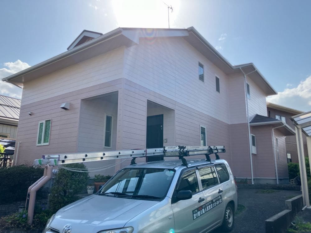 生駒市の外壁塗装をリペイント匠が施工した写真