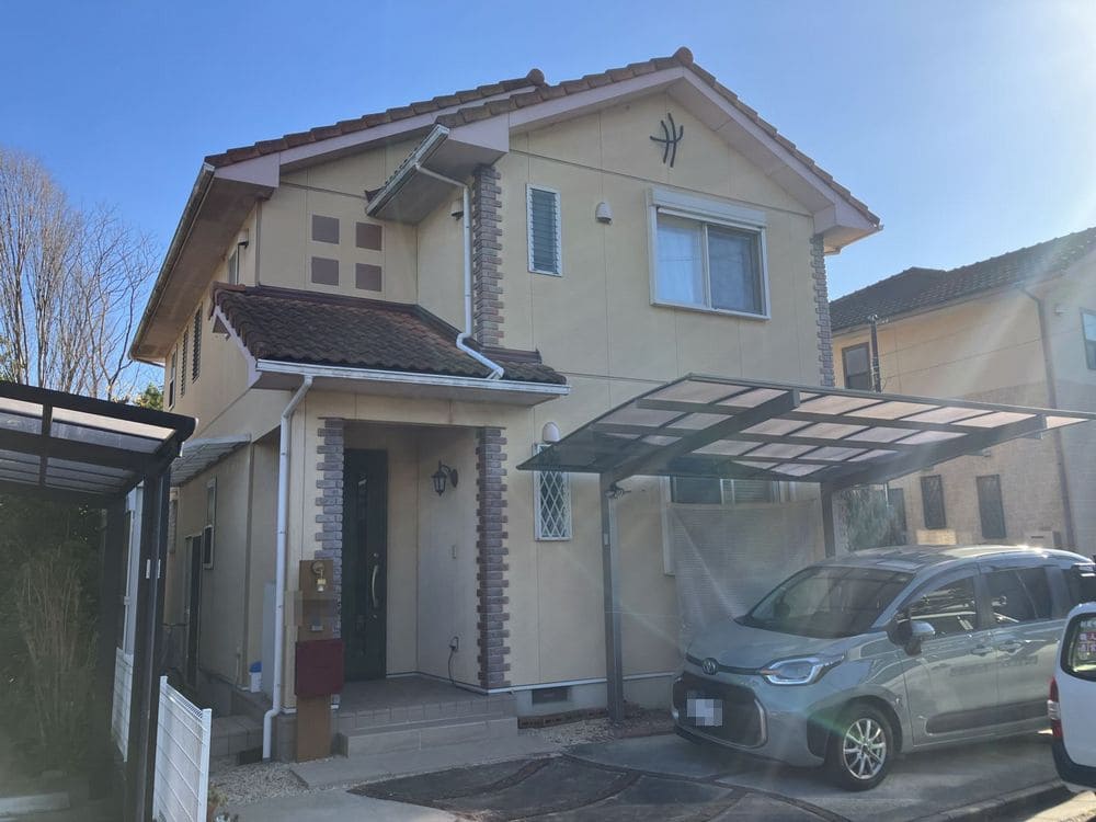 W様(奈良市)施工前_外壁2 奈良市の外壁塗装、屋根塗装をリペイント匠が施工した写真