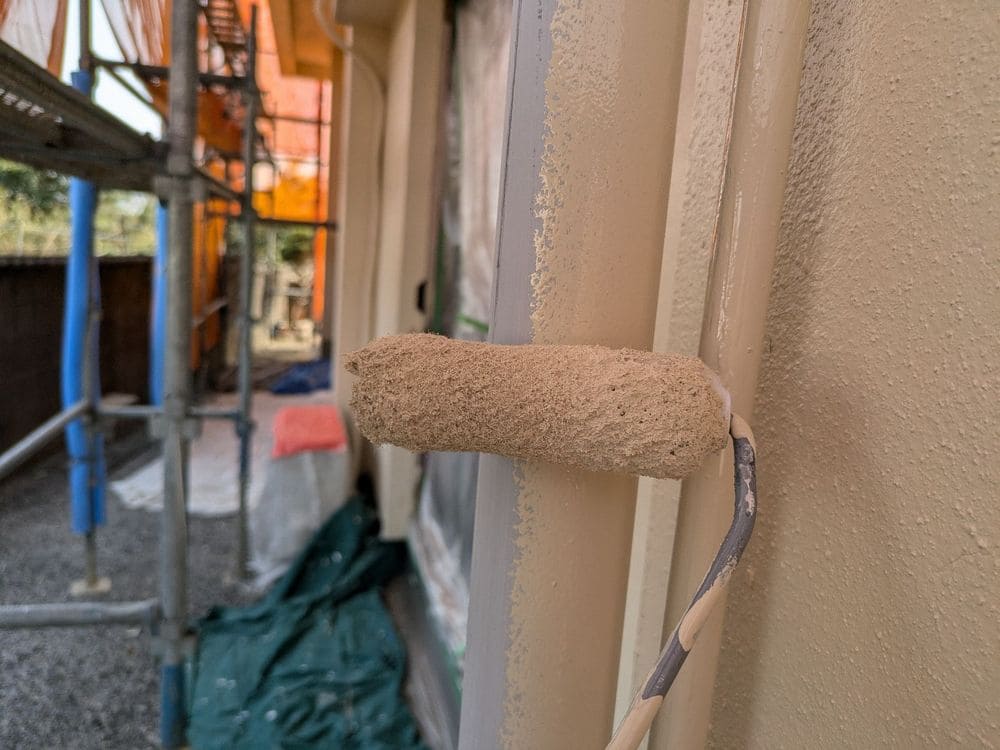 O様(志摩)施工後樋(中塗り) 奈良市の外壁塗装をリペイント匠が施工した写真