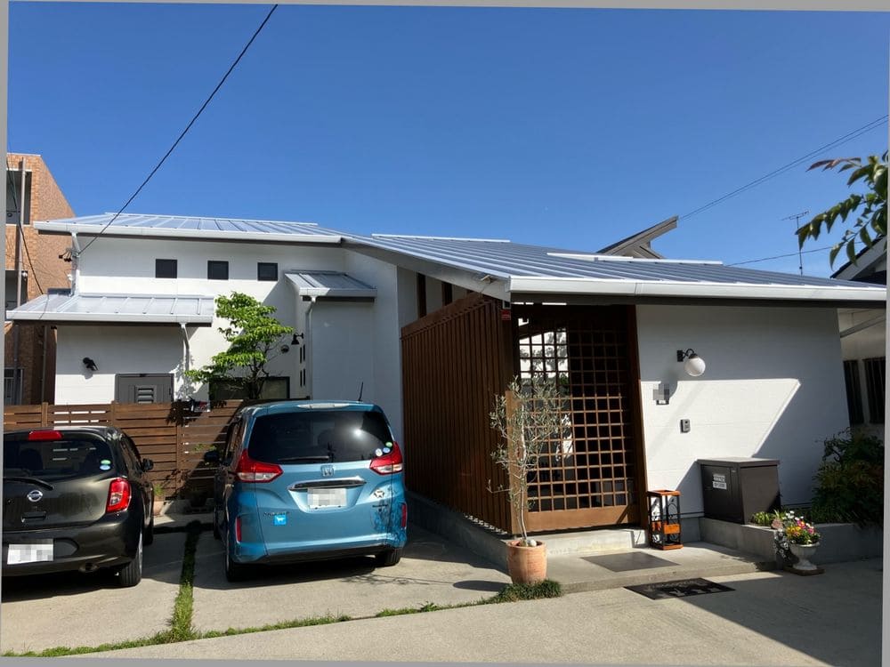K様(生駒市)施工後_外壁全体 (2) (1) 生駒市|塗装でよりオシャレなお家に|社長の本を読んで決めました