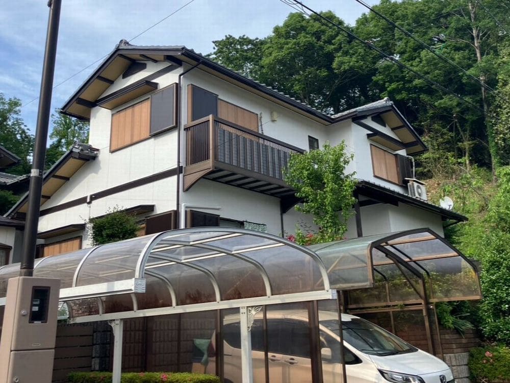 奈良市の外壁塗装をリペイント匠が施工した写真