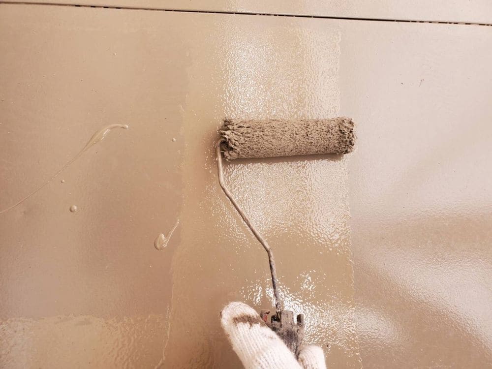 N様(奈良市楠町)庇(上塗り) 奈良市の外壁塗装をリペイント匠が施工した写真