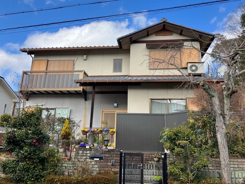 奈良市の外壁塗装をリペイント匠が施工した写真