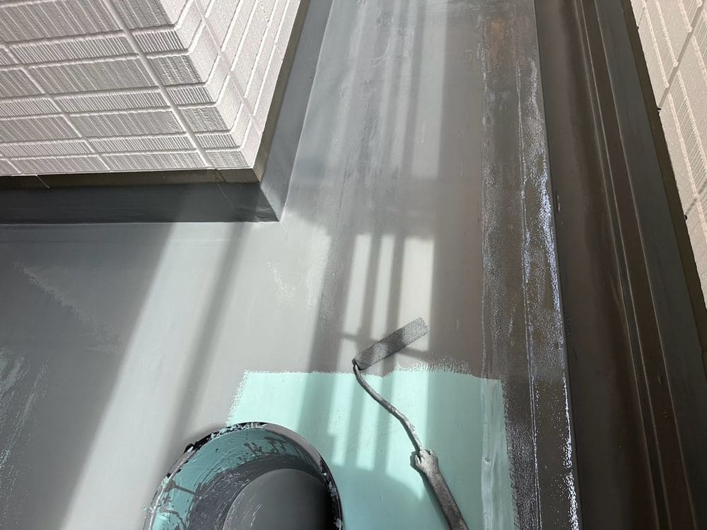 生駒市の防水工事をリペイント匠が施工した写真