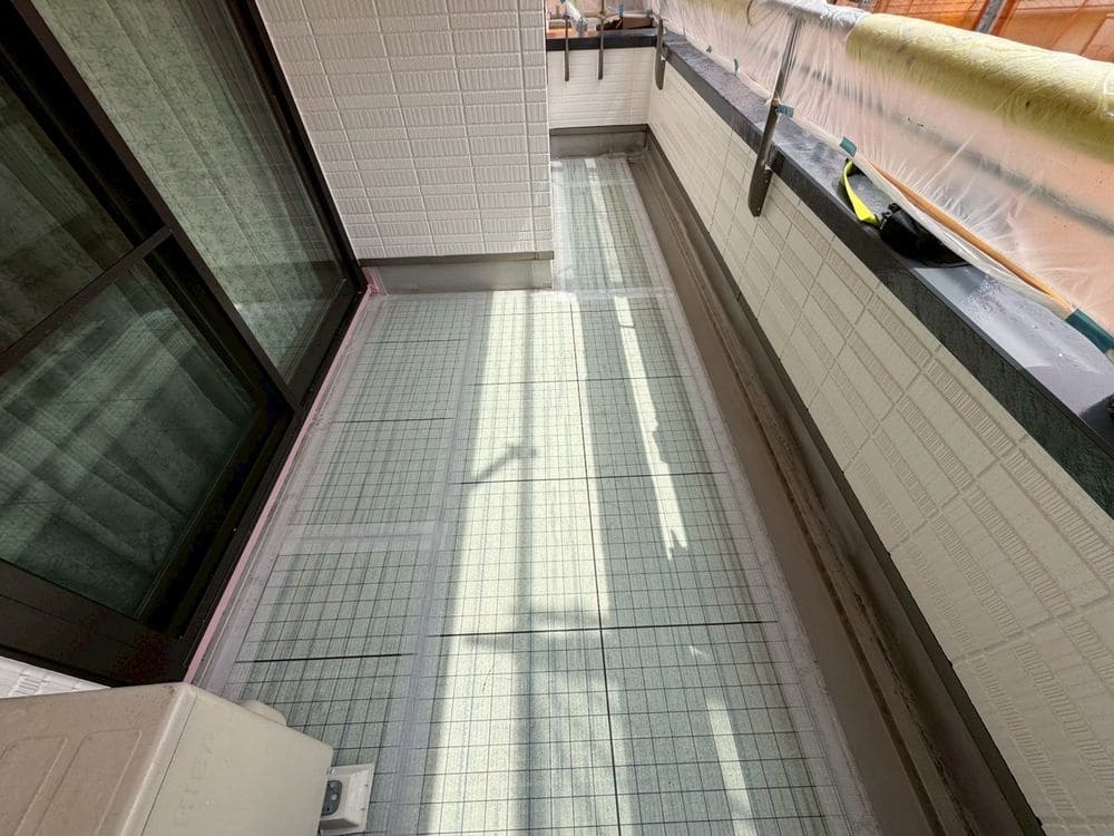 生駒市の防水工事をリペイント匠が施工した写真