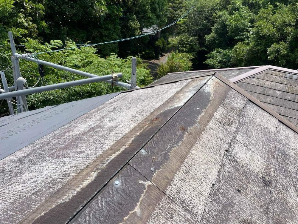 A様(志摩)棟板金撤去 奈良市の外壁塗装、屋根工事をリペイント匠が施工した写真