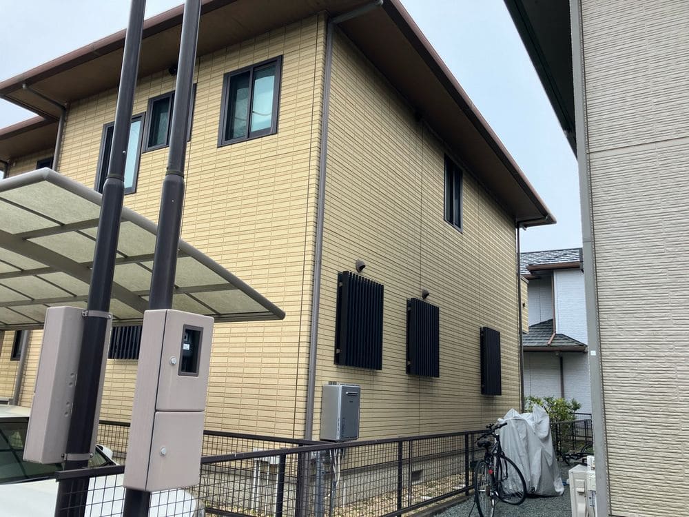 生駒市の外壁塗装をリペイント匠が施工した写真