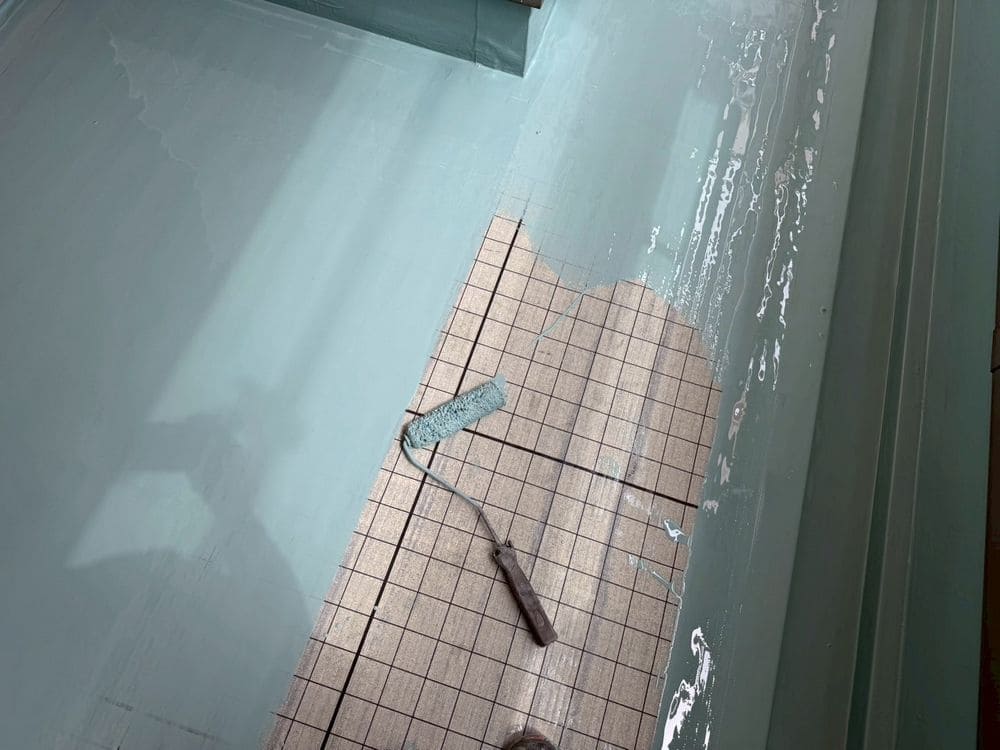 生駒市の防水工事をリペイント匠が施工した写真