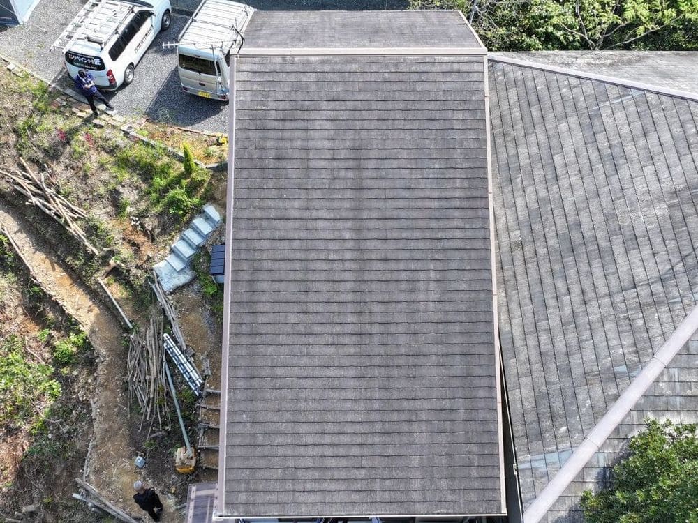 A様(志摩)施工前_屋根全体 (2) 奈良市の外壁塗装、屋根工事をリペイント匠が施工した写真