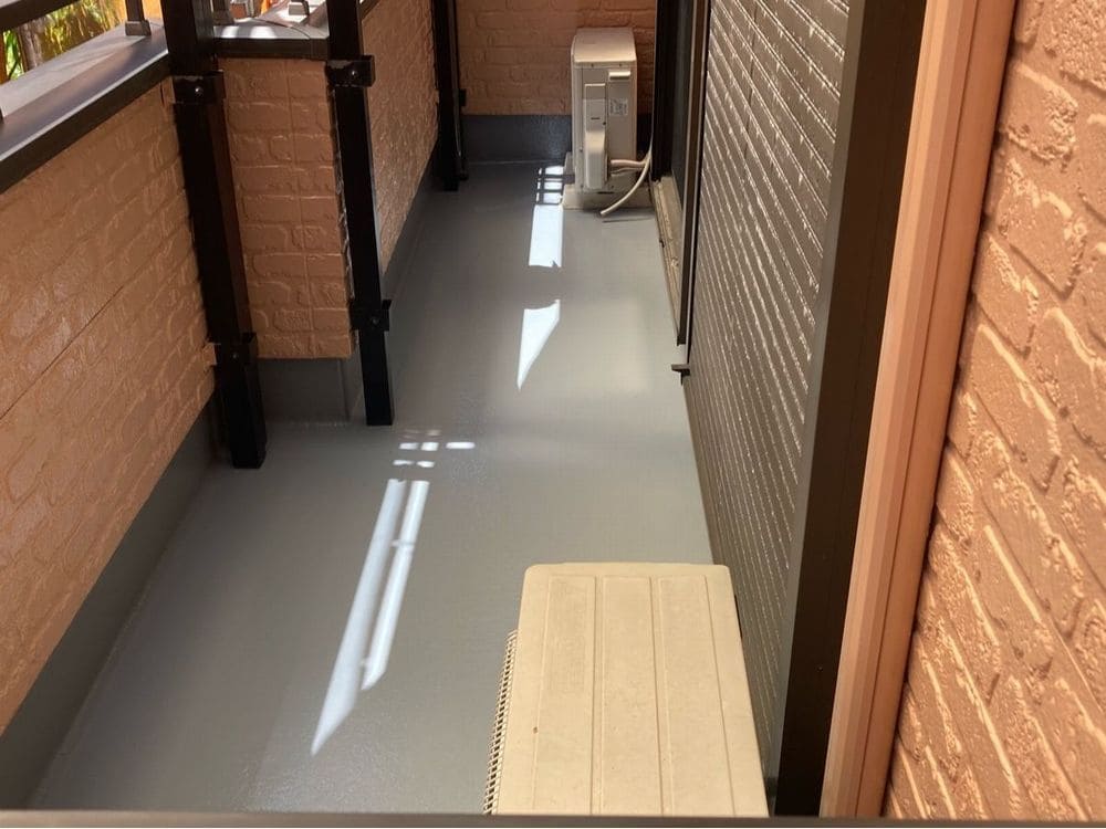 奈良市の外壁塗装、防水工事をリペイント匠が施工した写真